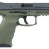 Heckler & Koch VP9 Striker-Fired Pistol 700009GRA5, 9mm Luger, 4.09", OD Green Interchangeable Backstrap Grips, OD Green Finish, 10 Rds
